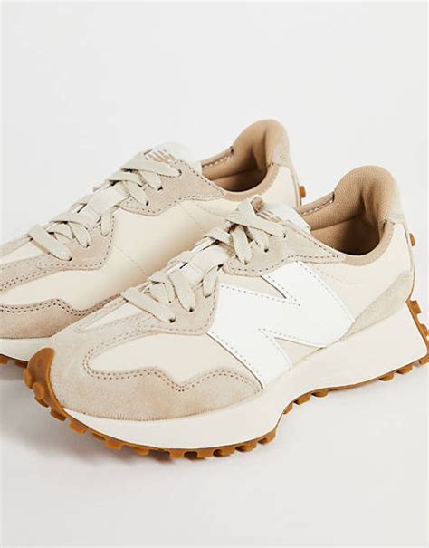 new balance 327 in beige.